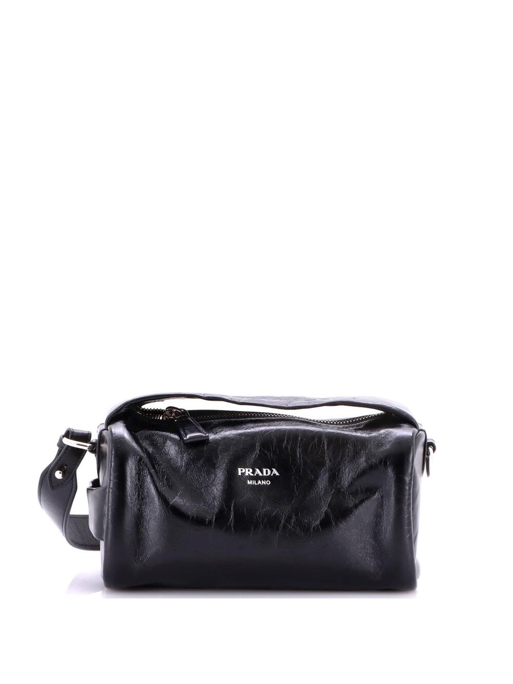 Prada Top Handle Shoulder Bag Calfskin #349665P22B
